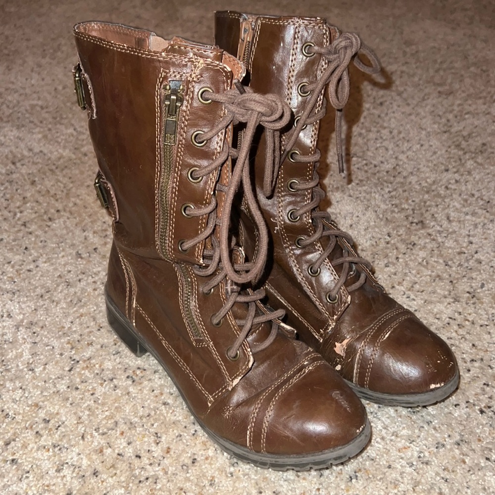 Brown boots